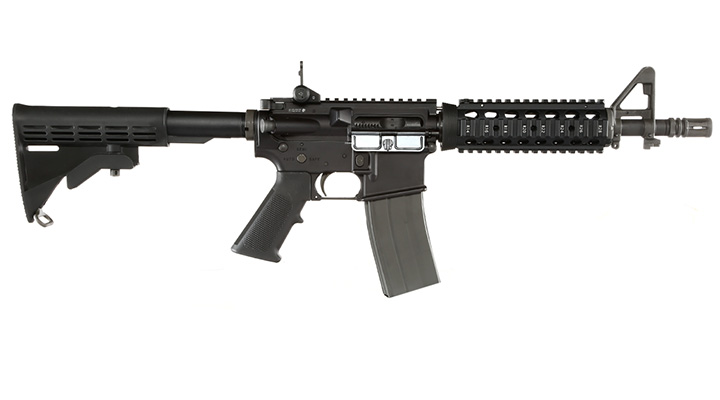 GHK Colt M4 RAS V2 10.5 Zoll Vollmetall Gas-Blow-Back 6mm BB schwarz Bild 2