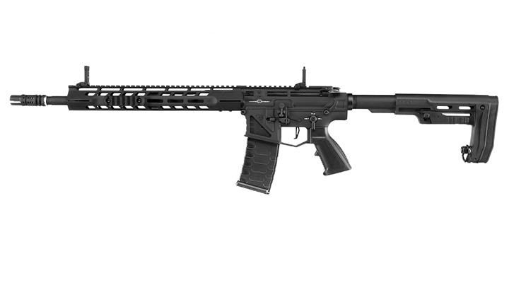 APS Phantom Extremis Rifle MK3 eSilver Edge SDU-MosFet 2.0 Vollmetall S-AEG 6mm BB schwarz Bild 1