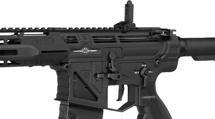 Versandrcklufer APS Phantom Extremis Rifle MK3 eSilver Edge SDU-MosFet 2.0 Vollmetall S-AEG 6mm BB schwarz Bild 7