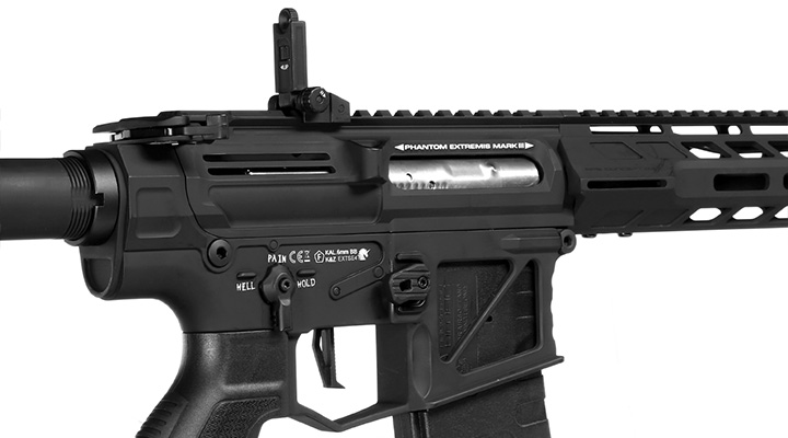 Versandrcklufer APS Phantom Extremis Rifle MK3 eSilver Edge SDU-MosFet 2.0 Vollmetall S-AEG 6mm BB schwarz Bild 8