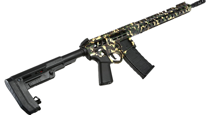 APS / EMG F-1 Firearms UDR-15 3G Demolition Ranch eSilver Edge SDU-MosFet 2.0 Vollmetall S-AEG 6mm BB Camouflage Bild 5