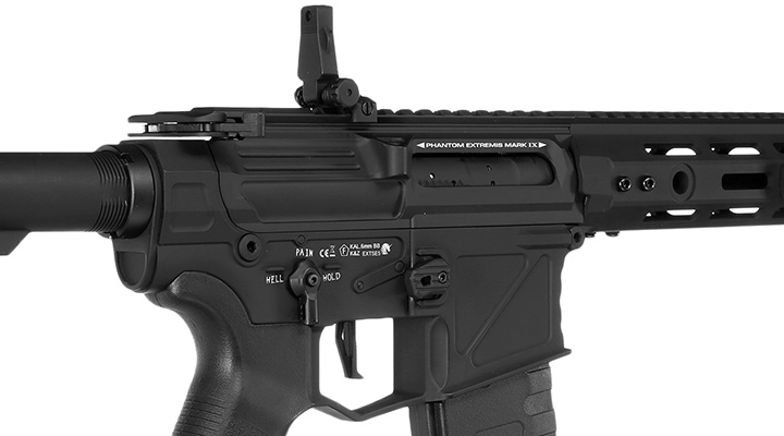 APS Phantom Extremis Rifle MK9 eSilver Edge SDU-MosFet 2.0 Vollmetall S-AEG 6mm BB schwarz Bild 8