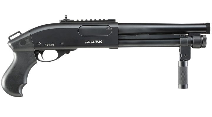 Jag Arms Scattergun Super CQB Vollmetall Pump Action Gas Shotgun 6mm BB schwarz Bild 3
