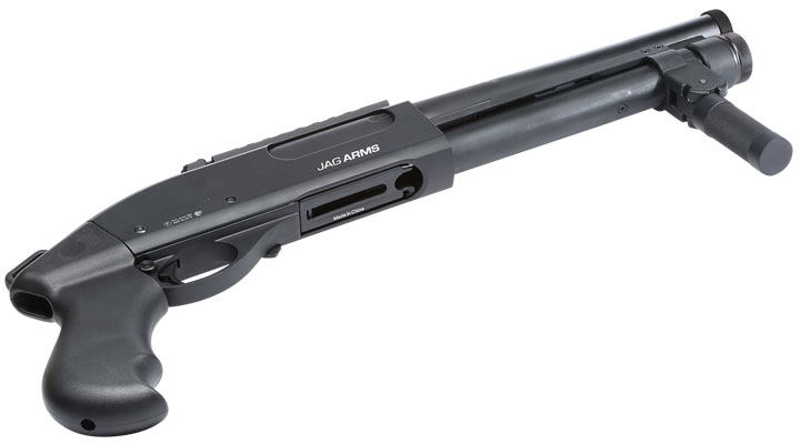 Jag Arms Scattergun Super CQB Vollmetall Pump Action Gas Shotgun 6mm BB schwarz Bild 5