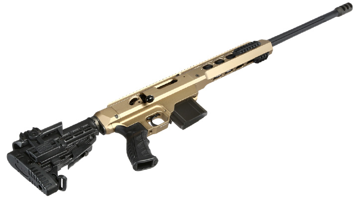King Arms MDT TAC21 Tactical Rifle Gas Bolt Action Snipergewehr 6mm BB Dark Earth - Version 2 Bild 4