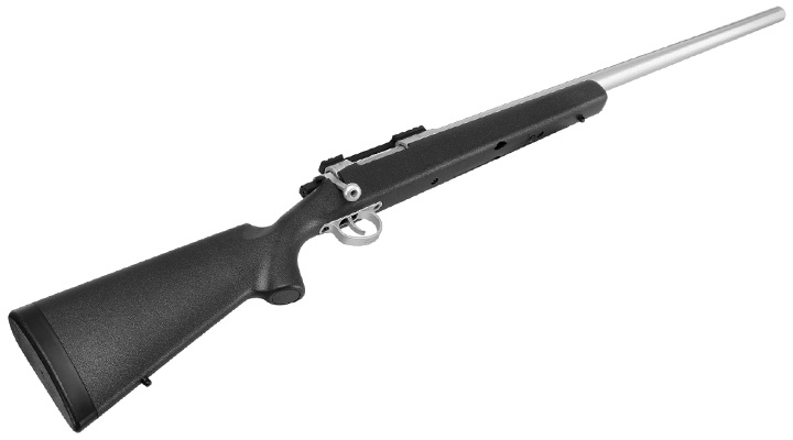 APS / EMG Barrett Fieldcraft Gas Bolt Action Snipergewehr 6mm BB schwarz / silber Bild 4