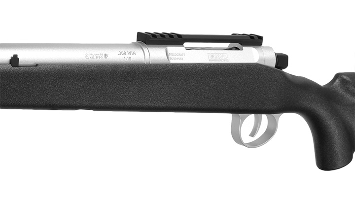 APS / EMG Barrett Fieldcraft Gas Bolt Action Snipergewehr 6mm BB schwarz / silber Bild 7