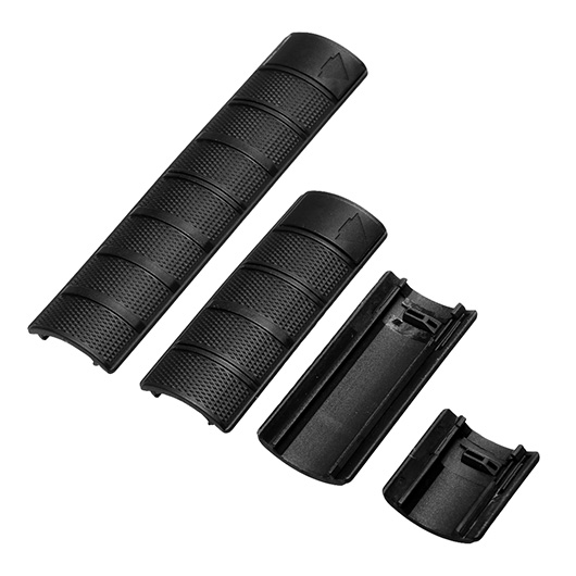 Element ELock LowPro Rail Covers 40 / 81 / 101 / 162 mm 4er Set schwarz Bild 1