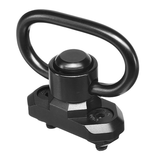 MET LOCK Aluminium QD Tragegurtadapter mit QD-se Low-Profile schwarz