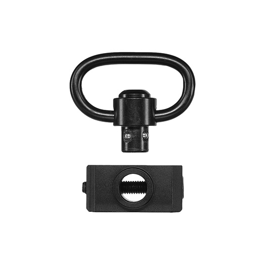 MET Low-Profile QD-Type Tragegurt Adapter inkl. QD Swivel f. 20 - 22mm Schienen schwarz Bild 4