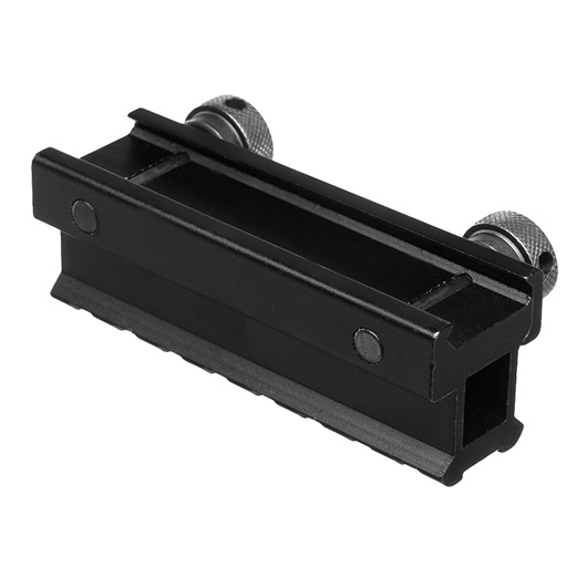 MET QD Scope-Riser 8 Slots / 85 mm mit 25 mm / 1 Zoll Erhhung f. 20 - 22 mm Schienen schwarz Bild 3