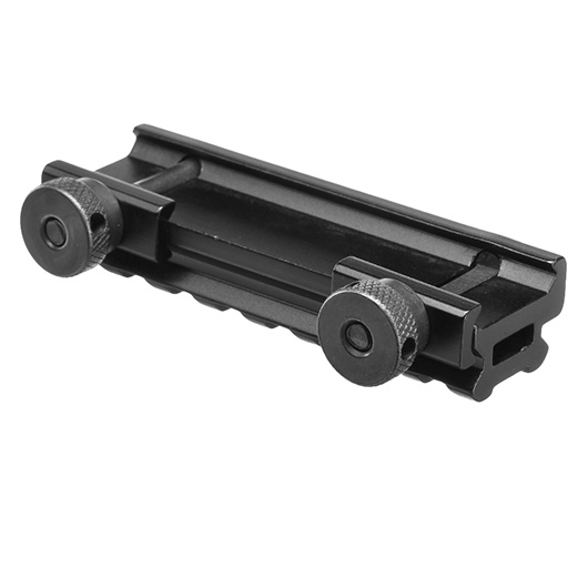 MET QD Scope-Riser 8 Slots / 85 mm mit 12 mm / 0,5 Zoll Erhhung f. 20 - 22 mm Schienen schwarz Bild 2