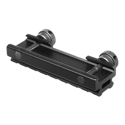 MET QD Scope-Riser 8 Slots / 85 mm mit 12 mm / 0,5 Zoll Erhhung f. 20 - 22 mm Schienen schwarz Bild 3