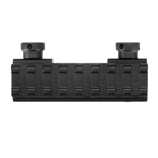 MET QD Scope-Riser 8 Slots / 85 mm mit 12 mm / 0,5 Zoll Erhhung f. 20 - 22 mm Schienen schwarz Bild 4