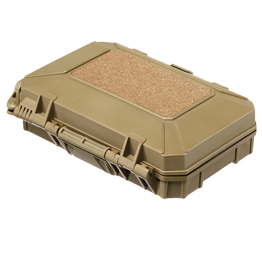 Nuprol Molle Tactical Hard Case Box 20 x 14 x 6 cm PnP-Schaumstoff tan Bild 1