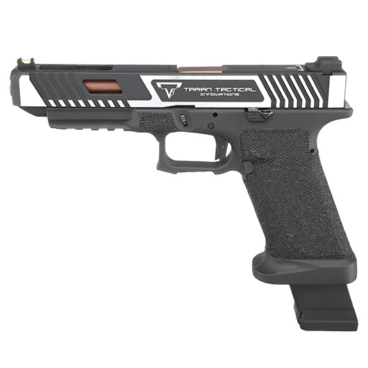 APS / EMG TTI Custom Combat Master D-Mod mit Metallschlittten CO2BB 6mm BB silber Bild 1