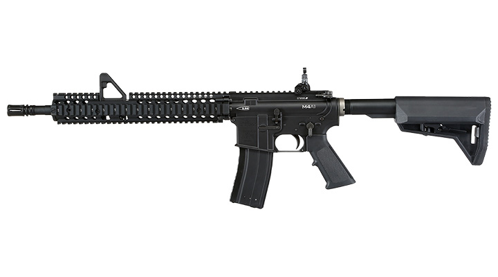 King Arms / EMG Daniel Defense M4A1 RIS II FSP Vollmetall Gas-Blow-Back 6mm BB schwarz Bild 1