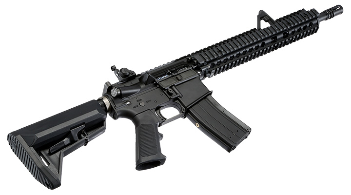 King Arms / EMG Daniel Defense M4A1 RIS II FSP Vollmetall Gas-Blow-Back 6mm BB schwarz Bild 4