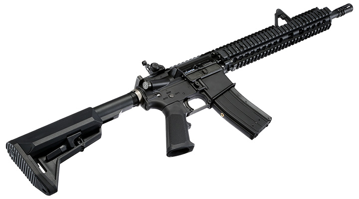 King Arms / EMG Daniel Defense M4A1 RIS II FSP Vollmetall Gas-Blow-Back 6mm BB schwarz Bild 5