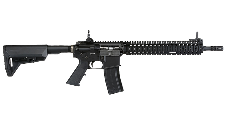 King Arms / EMG Daniel Defense M4A1 RIS II Vollmetall Gas-Blow-Back 6mm BB schwarz Bild 2