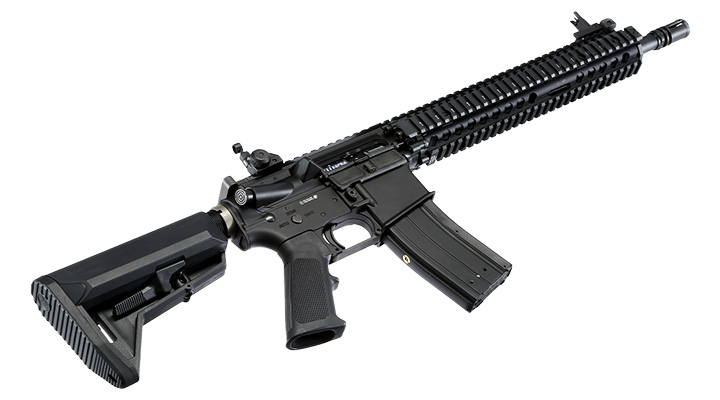 King Arms / EMG Daniel Defense M4A1 RIS II Vollmetall Gas-Blow-Back 6mm BB schwarz Bild 4