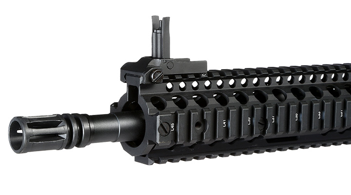 King Arms / EMG Daniel Defense M4A1 RIS II Vollmetall Gas-Blow-Back 6mm BB schwarz Bild 6