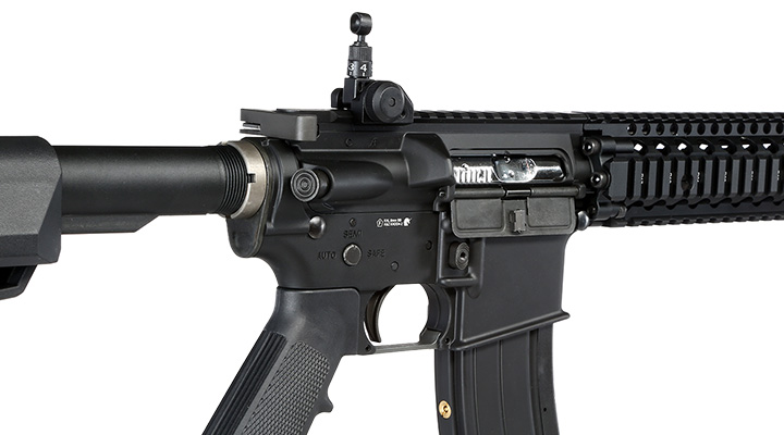 King Arms / EMG Daniel Defense M4A1 RIS II Vollmetall Gas-Blow-Back 6mm BB schwarz Bild 8