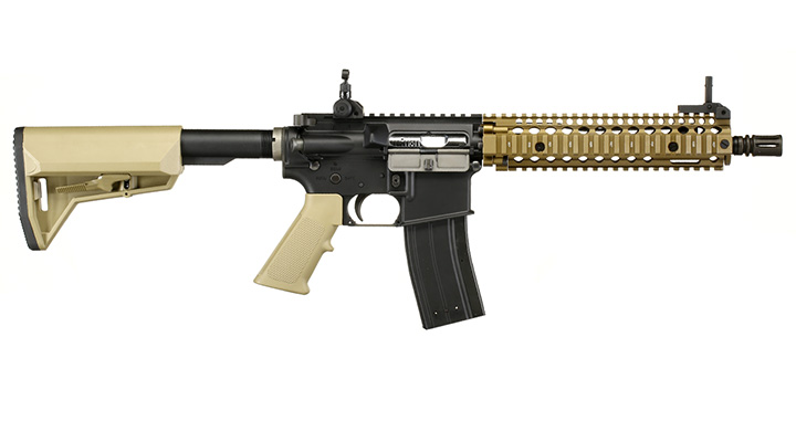 King Arms / EMG Daniel Defense MK18 MOD1 Vollmetall Gas-Blow-Back 6mm BB Dualtone Bild 2