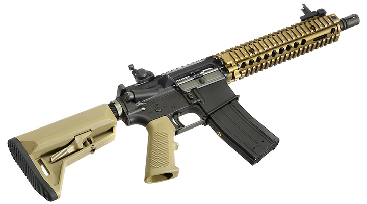 King Arms / EMG Daniel Defense MK18 MOD1 Vollmetall Gas-Blow-Back 6mm BB Dualtone Bild 4