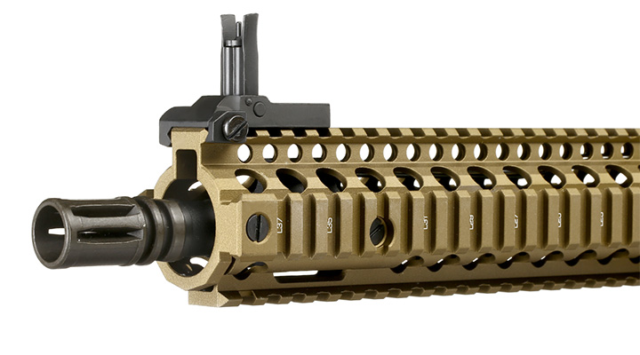 King Arms / EMG Daniel Defense MK18 MOD1 Vollmetall Gas-Blow-Back 6mm BB Dualtone Bild 6