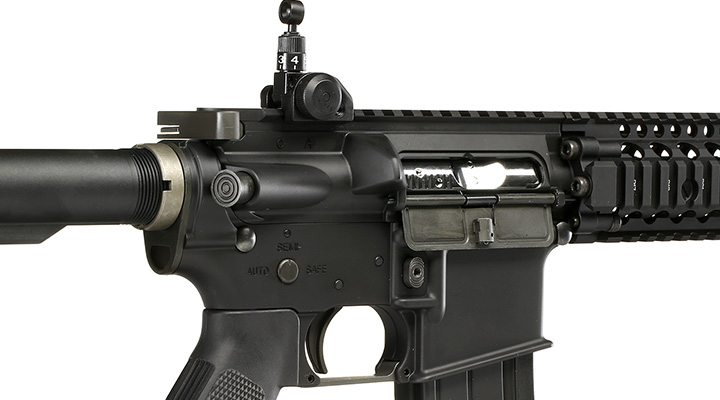 King Arms / EMG Daniel Defense MK18 MOD1 Vollmetall Gas-Blow-Back 6mm BB schwarz Bild 8