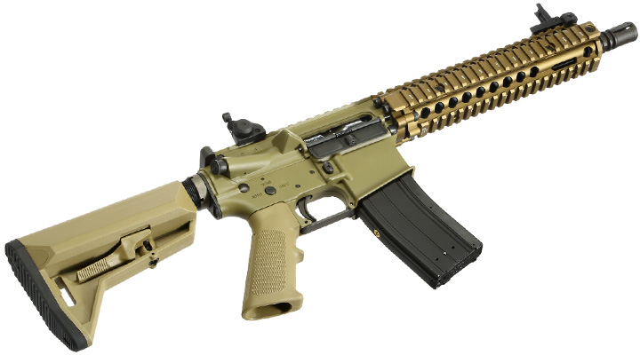 King Arms / EMG Daniel Defense MK18 MOD1 Vollmetall Gas-Blow-Back 6mm BB Dark Earth Bild 4