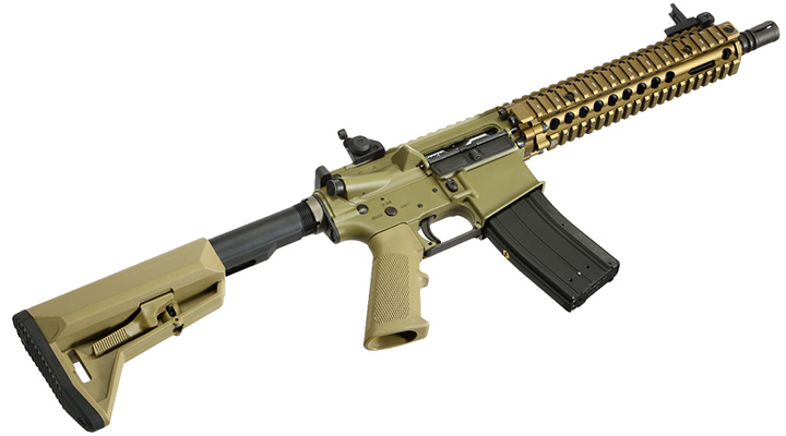 King Arms / EMG Daniel Defense MK18 MOD1 Vollmetall Gas-Blow-Back 6mm BB Dark Earth Bild 5