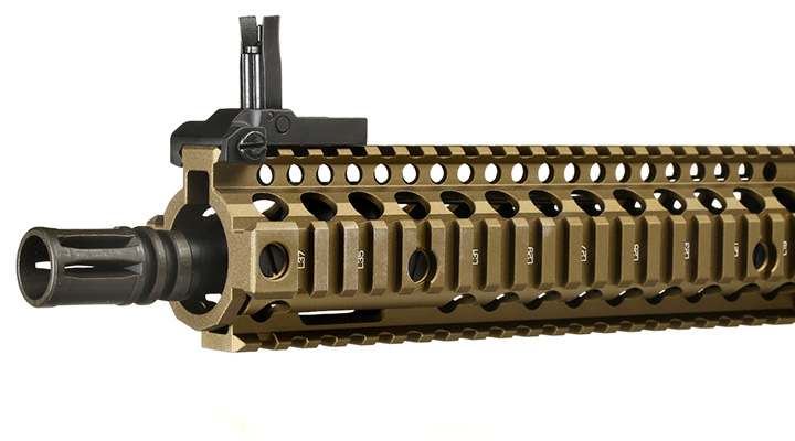 King Arms / EMG Daniel Defense MK18 MOD1 Vollmetall Gas-Blow-Back 6mm BB Dark Earth Bild 6