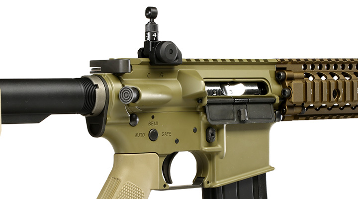 King Arms / EMG Daniel Defense MK18 MOD1 Vollmetall Gas-Blow-Back 6mm BB Dark Earth Bild 8