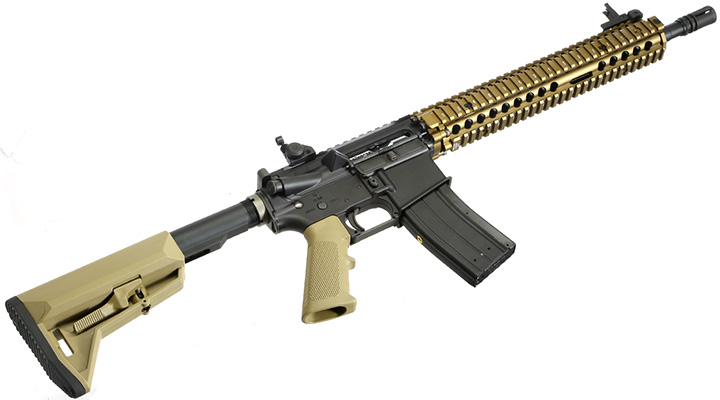 King Arms / EMG Daniel Defense M4A1 RIS II Vollmetall Gas-Blow-Back 6mm BB Dualtone Bild 5