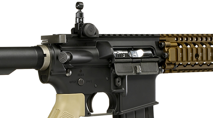 King Arms / EMG Daniel Defense M4A1 RIS II Vollmetall Gas-Blow-Back 6mm BB Dualtone Bild 8