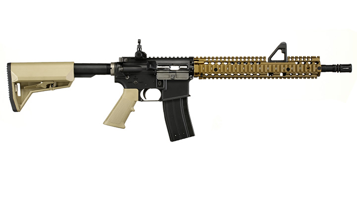 King Arms / EMG Daniel Defense M4A1 RIS II FSP Vollmetall Gas-Blow-Back 6mm BB Dualtone Bild 2