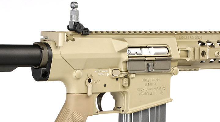 VFC KAC SR25 M110K1 ECC Enhanced Combat Carbine Vollmetall Gas-Blow-Back 6mm BB Tan Bild 8