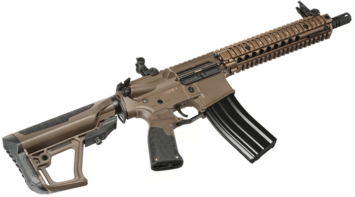 ICS / EMG Daniel Defense MK18 Vollmetall SSS-Mosfet 3.0 S-AEG 6mm BB coyote Bild 4