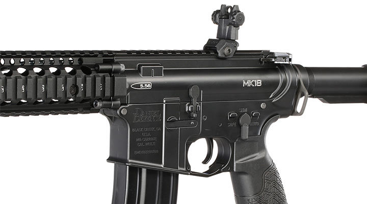 ICS / EMG Daniel Defense MK18 Vollmetall SSS-Mosfet 3.0 S-AEG 6mm BB schwarz Bild 7
