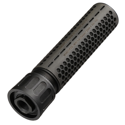 MadBull / Knight's Armament QDC Suppressor Quick Detach mit 3 Prong Flash-Hider 14mm+ schwarz Bild 1