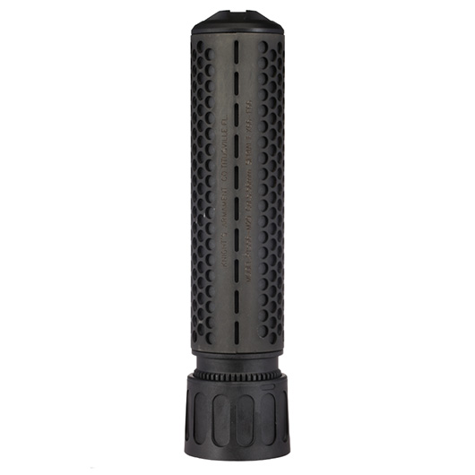 MadBull / Knight's Armament QDC Suppressor Quick Detach mit 3 Prong Flash-Hider 14mm+ schwarz Bild 3