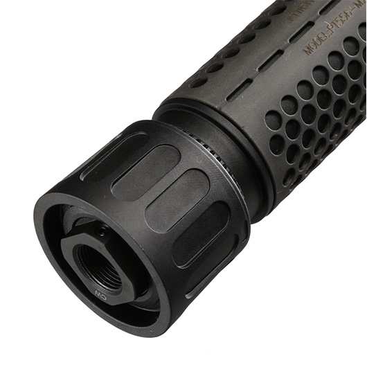 MadBull / Knight's Armament QDC Suppressor Quick Detach mit 3 Prong Flash-Hider 14mm+ schwarz Bild 4