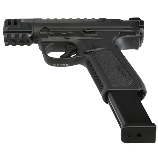 Action Army AAP-01C Assassin Pistol Compact Polymer GBB 6mm BB schwarz Bild 5