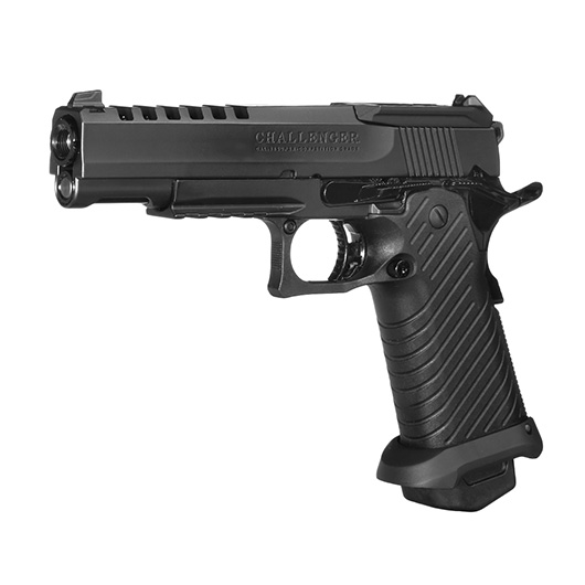 ICS BLE Hi-Capa Challenger m. Metallschlitten GBB 6mm BB schwarz