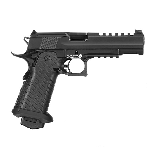 ICS BLE Hi-Capa Challenger m. Metallschlitten GBB 6mm BB schwarz Bild 3