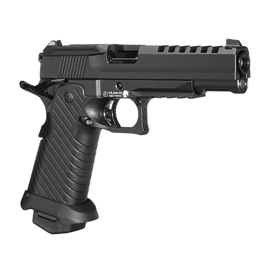 ICS BLE Hi-Capa Challenger m. Metallschlitten GBB 6mm BB schwarz Bild 7