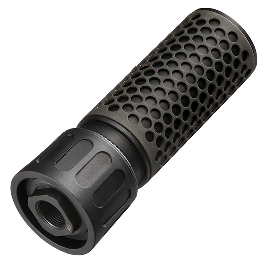 MadBull / Knight's Armament QDC CQB Suppressor Quick Detach mit 3 Prong Flash-Hider 14mm+ schwarz Bild 1