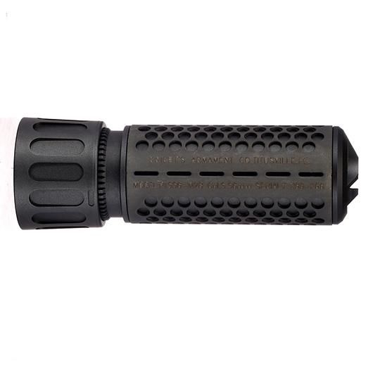 MadBull / Knight's Armament QDC CQB Suppressor Quick Detach mit 3 Prong Flash-Hider 14mm+ schwarz Bild 3